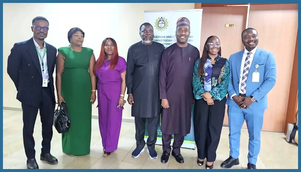 ALDG's Legal & Regulatory Manager (1st left) and Executive Secretary (4th left) at the NMDPRA session 
 